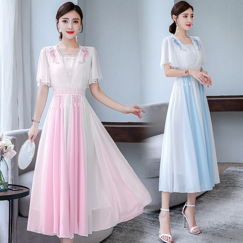 Abito cinese elegante - elegante, donna