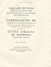 Pallade in cielo cantata a due