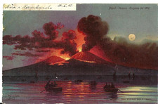 NAPOLI - Eruzione del 1872 -