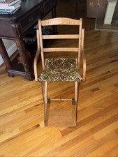 Antica sedia pieghevole da