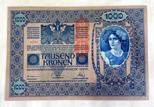 Austria hungary 1902 tausend - 1902,,