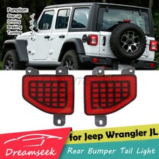 Fanale posteriore a led per jeep wrangler jl 2018+ paraurti freno con frecce
