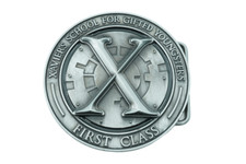 Fibbia per cintura in metallo