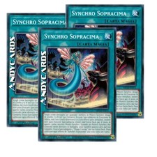 SYNCHRO SOPRACIMA 3x • (Synchro Overtop) • Comune • MP24 IT371 • 1Ed • Yugioh!