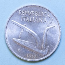REPUBBLICA ITALIANA 10 LIRE