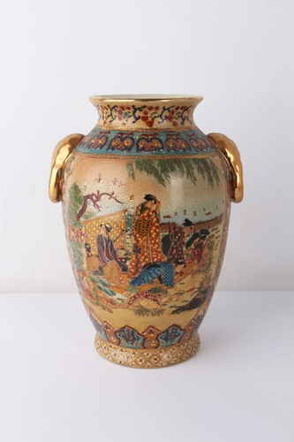 Grande vaso decorativo satsuma - decorativo,