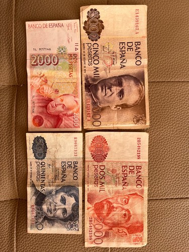 Lotto banconote spagna - lotto,