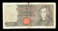[NC] 5000 LIRE COLOMBO 1°
