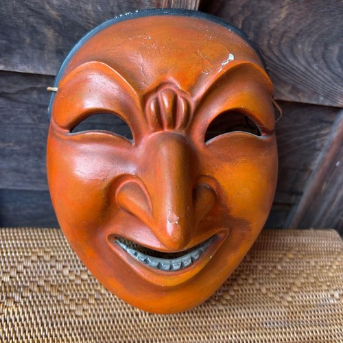 Antica maschera giapponese noh - antica,