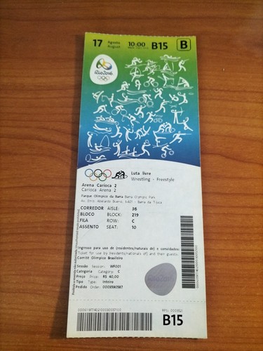 Biglietto olimpiadi 08 - biglietto,