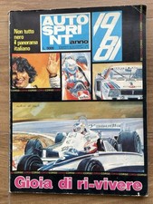 Autosprint Anno 1981 annuario Formula 1 e altre gare