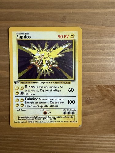 Carta pokemon zapdos - -, holo