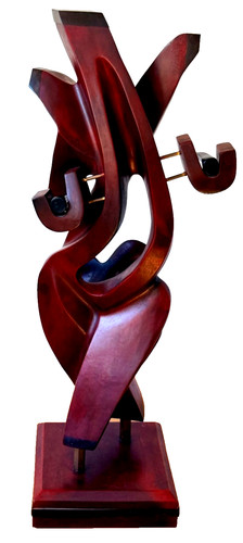 Statua scultura arte legno