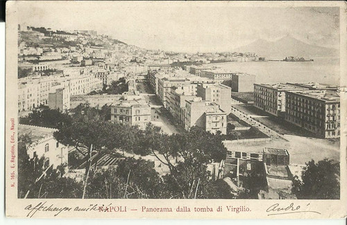 Napoli panorama dalla tomba - -,