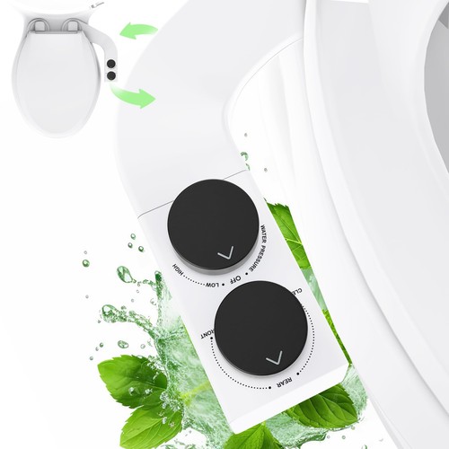 Toilet bidet with left - with, left/right