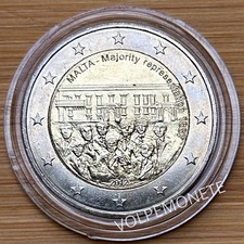 2 EURO MALTA 2012 STORIA COSTITUZIONALE MAGGIORANZA RAPPRESENTATIVA FDC