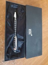 penna stilografica montblanc starwalker metallo gomma 14k M