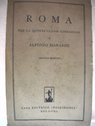 Vecchio libro scolastico roma - scolastico,