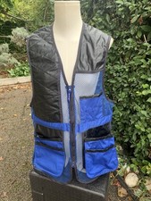 Gilet Da Pesca Blu E Nero