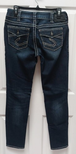 Jeans skinny suki - suki, argento