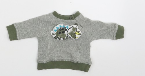 Maglione misto cotone verde