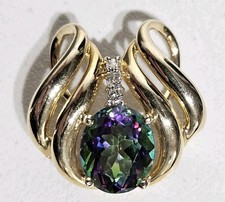 Ciondolo grande oro 14 carati