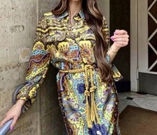 Zara Satin Paisley Mosaic