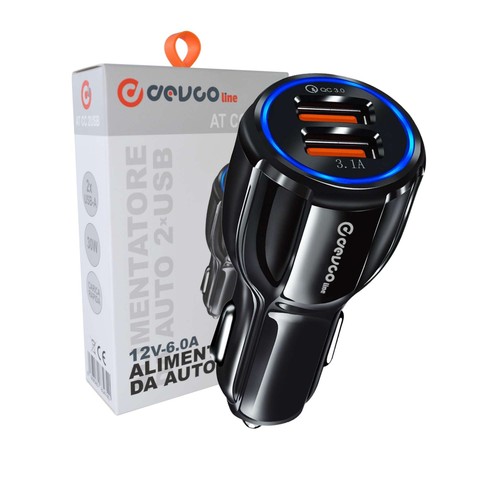 Alimentatore auto usb 0a - usb, 6.0a
