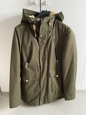 GIUBBOTTO PARKA UOMO VERDE CON PELLICCIA EDC