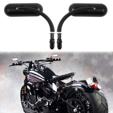 Black Motorcycle Mini Oval