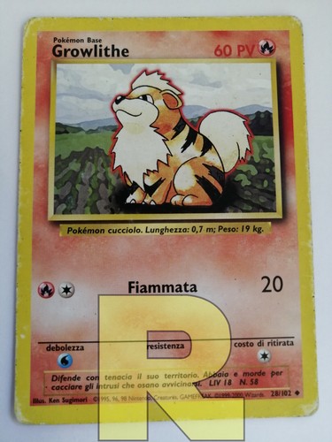 Growlithe set base 28 - growlithe, 28/102