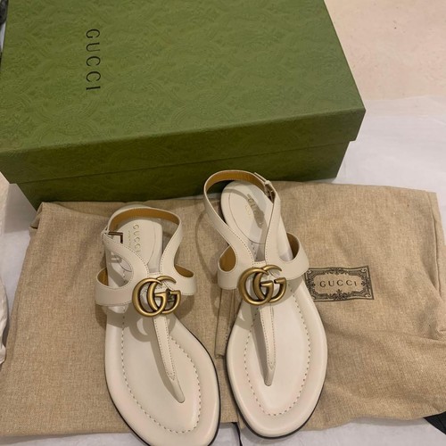 Nib new gucci white leather - nib,