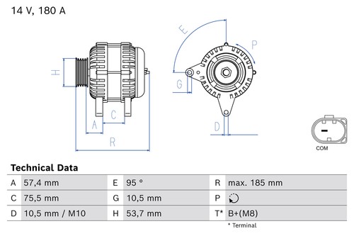 Generatore bosch per bmw - bosch,