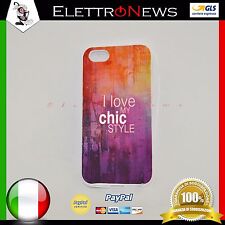 Cover custodia tpu per Iphone 5-5s I love my chic style 