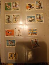  FERRERO  FIGURINE Serie Olimpiadi  Anni 60 LOTTO DI 14 FIGURINE DA RECUPERO 