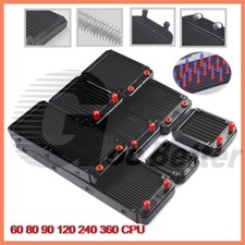 Raffrescatore acqua radiatore dissipatore PC CPU computer sistema di raffreddamento ad acqua fila 80-360 mm