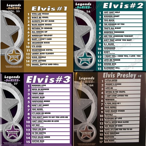 Elvis legends series karaoke - legends,