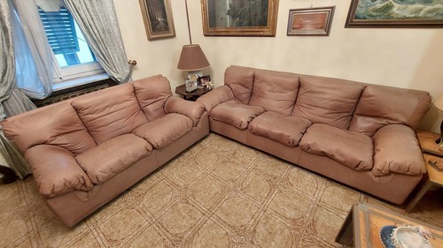 Coppia divani pelle - divani, in