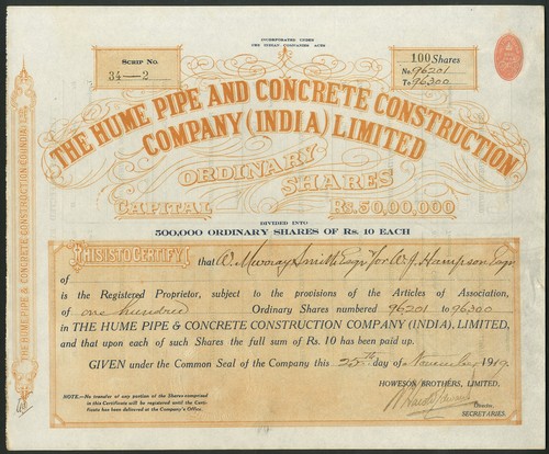 India hume pipe and concrete - hume,
