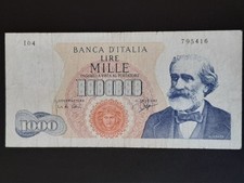MILLE LIRE GIUSEPPE VERDI COME DA FOTO