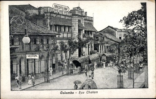 Cartolina colombo ceylon - cartolina, sri