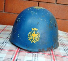 Elmo italiano M.33 per Aeronautica Militare marcato “MM 111" (fattura 1943-1945)