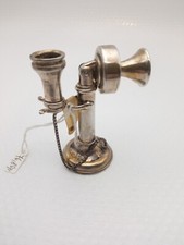 Modellino Telefono In argento 800 -- argenteria 