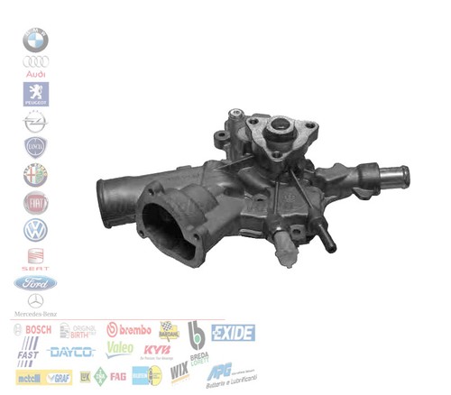 Pompa acqua motore - motore, agila