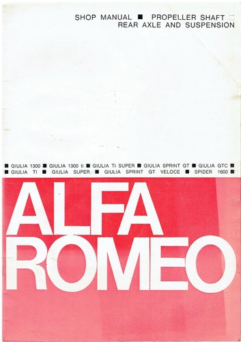 Alfa romeo giulia sprint - giulia,