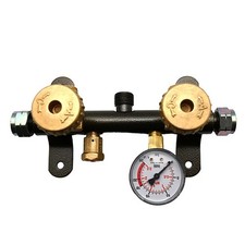 CENTRALINA KOMPACT 2 BOMBOLE CON VALVOLA E MANOMETRO Centraline Gas