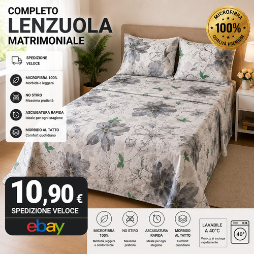 Completo lenzuola matrimoniale - completo,