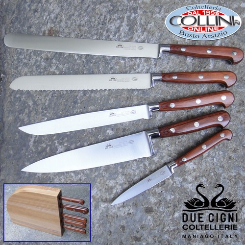 Due cigni ceppo coltelli da - due,