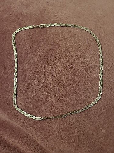 Collana intrecciata argento