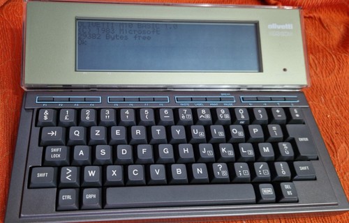 Vintage laptop olivetti m10 - olivetti,